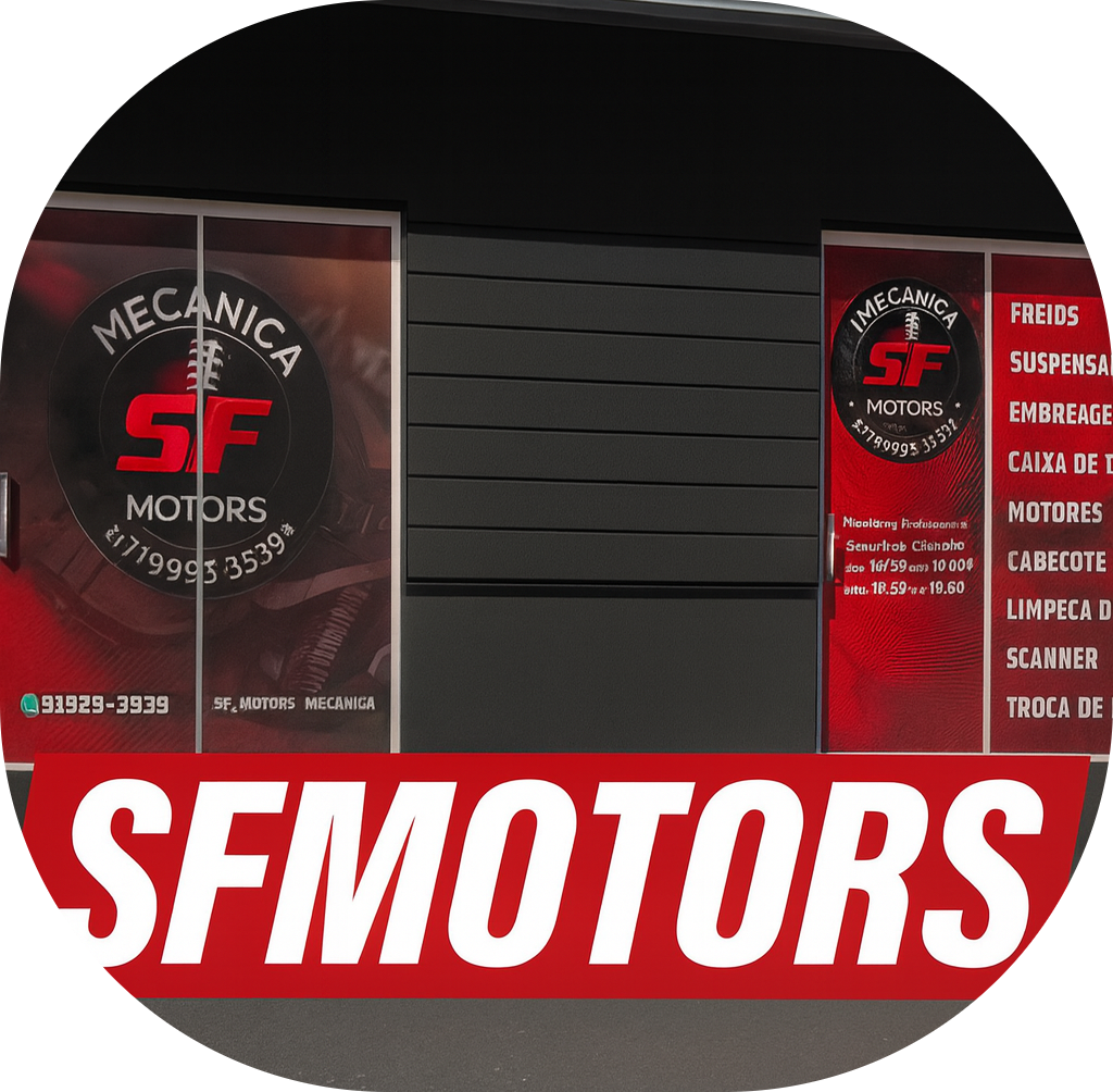 Fachada da SF Motors Mecânica no Centro de São Francisco do Sul